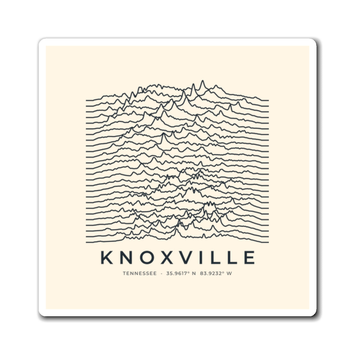 Knoxville Ridgeline Magnet