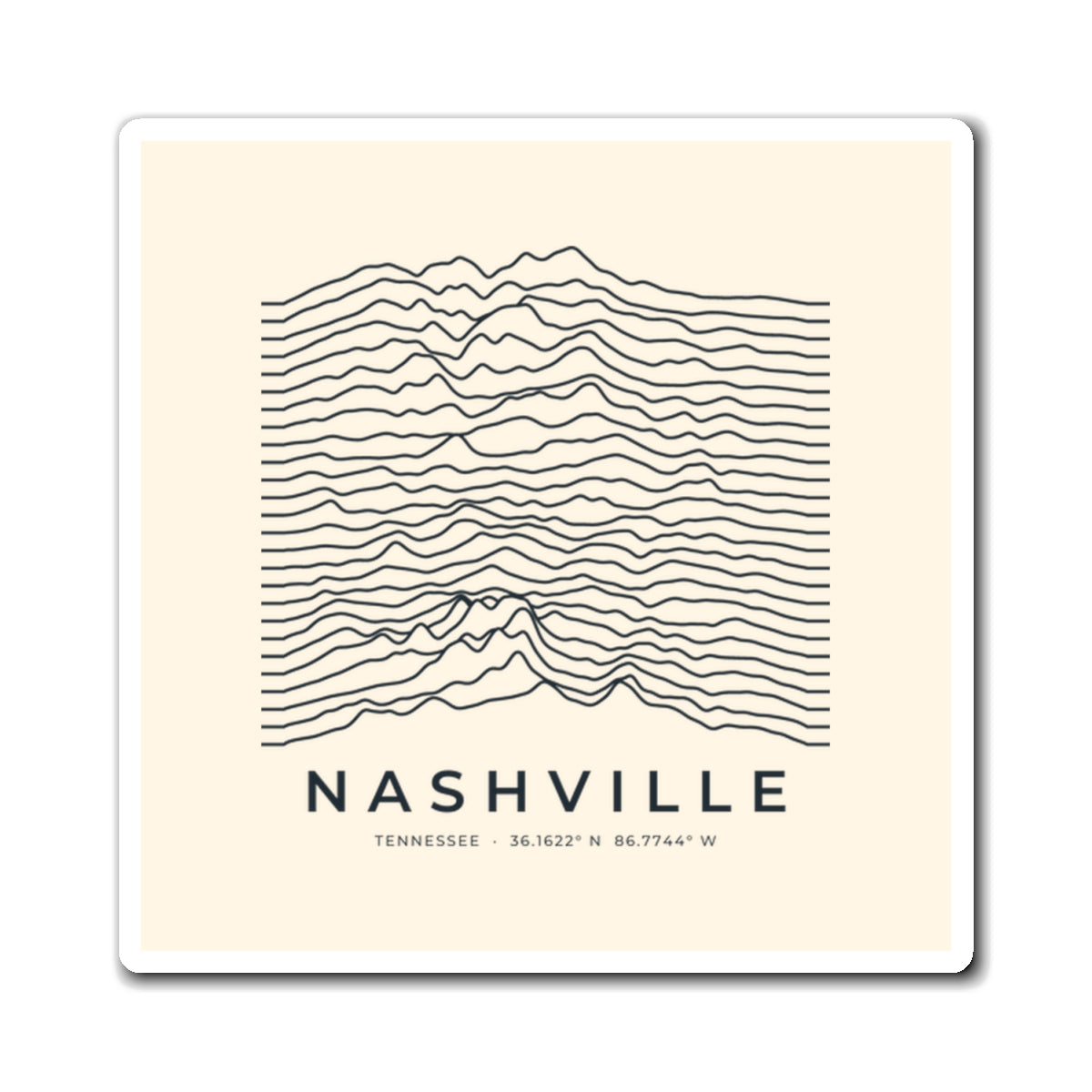 Nashville Ridgeline Magnet