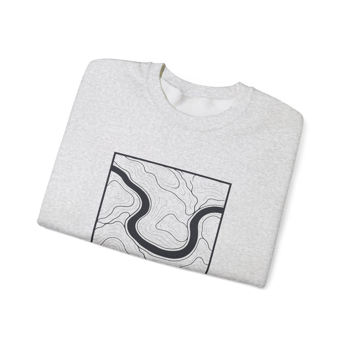 Nashville Topo Map Crewneck Sweatshirt