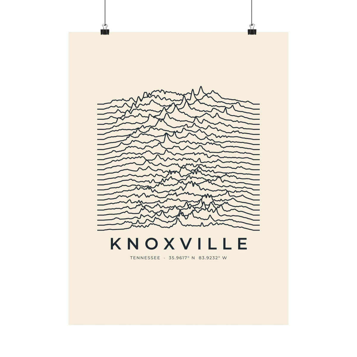 Knoxville Ridgeline Poster