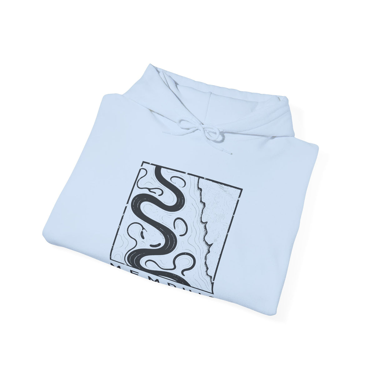 Memphis Topo Map Hoodie