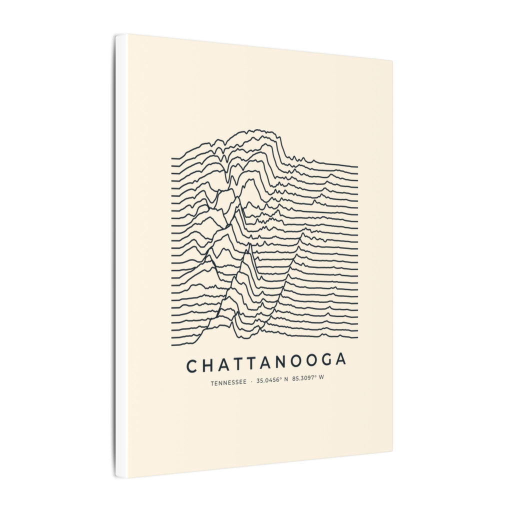 Chattanooga Ridgeline Canvas Print