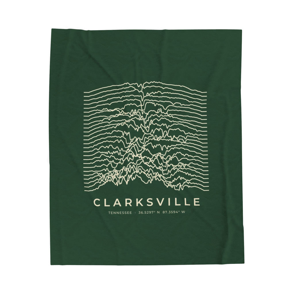 Clarksville Ridgeline Blanket (Forest Green)