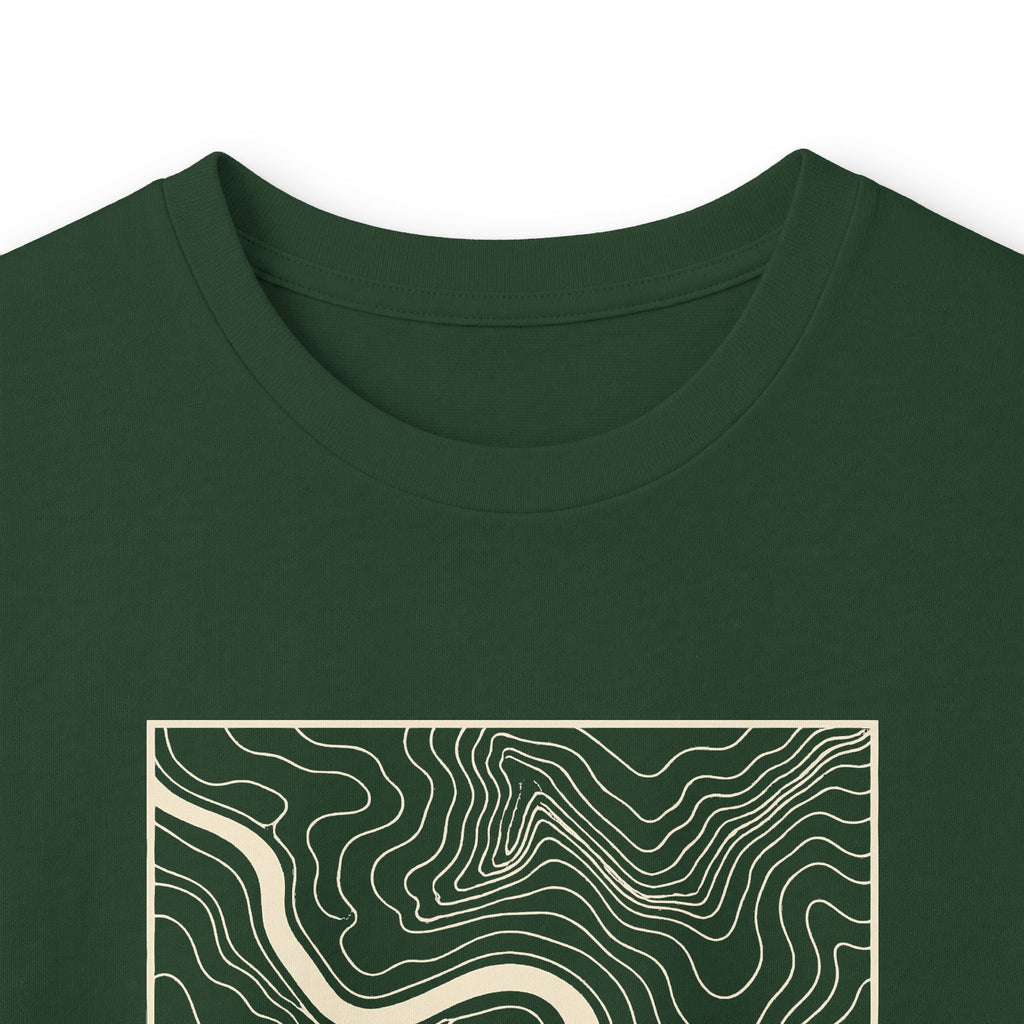 Chattanooga Topo Map Long Sleeve T-Shirt