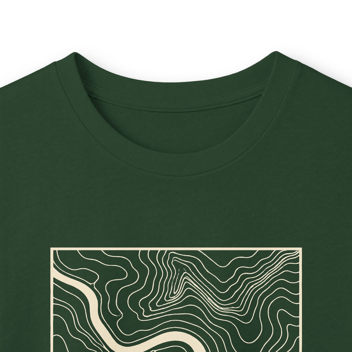 Chattanooga Topo Map Long Sleeve T-Shirt