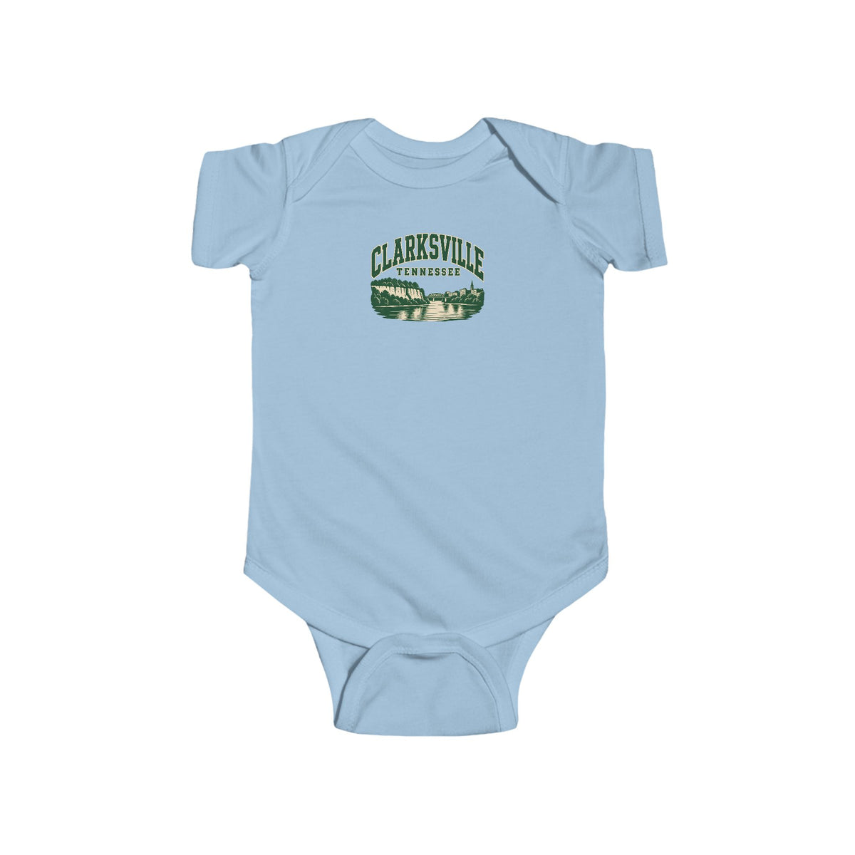 Clarksville Vintage Varsity Baby Bodysuit