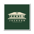 Jackson Train Depot Magnet (Forest Green)
