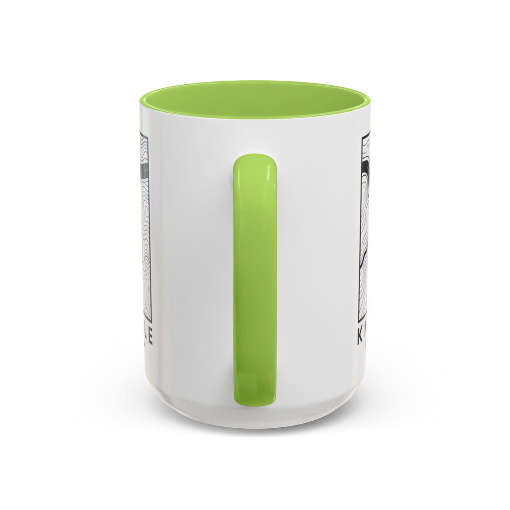 Knoxville Topo Map Accent Mug