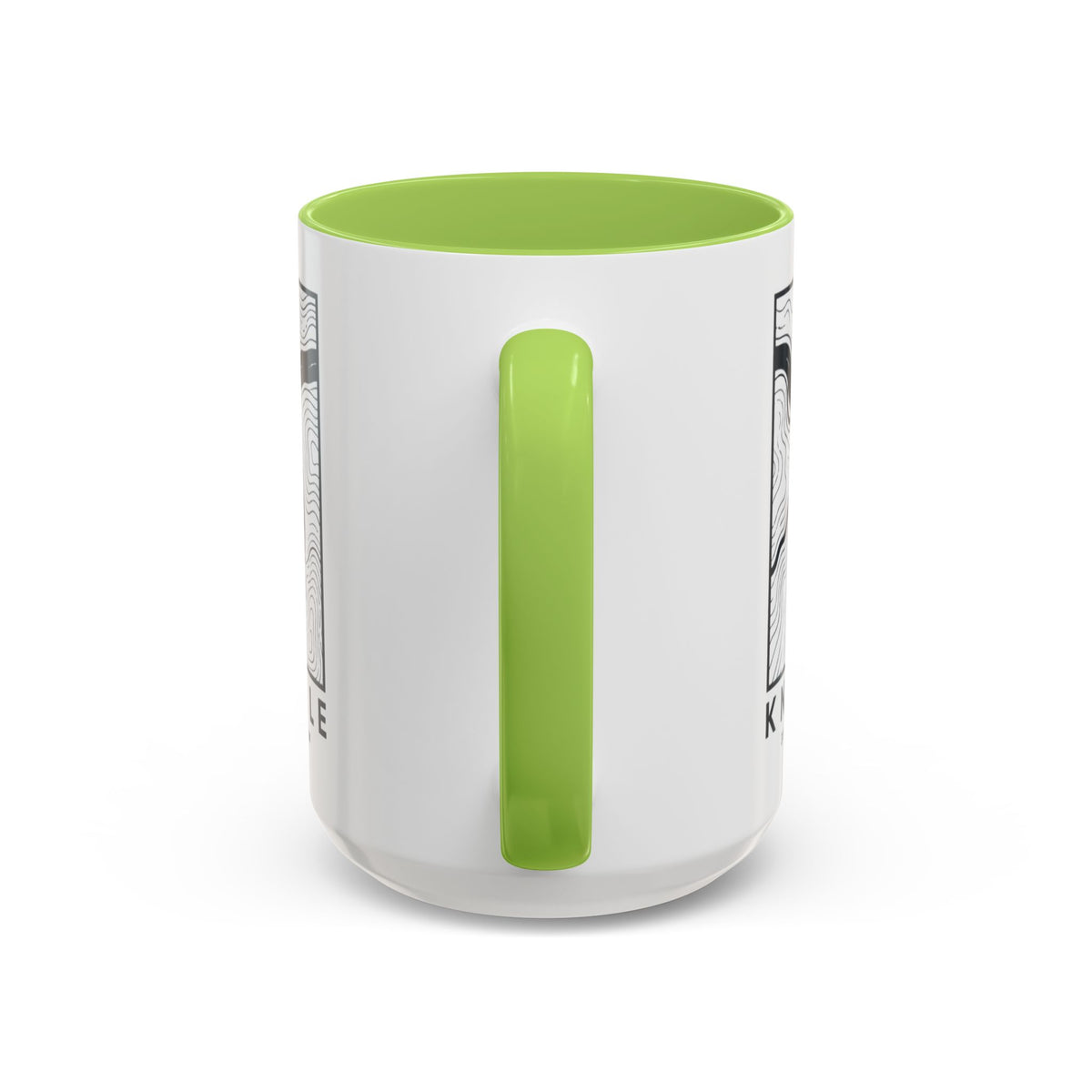 Knoxville Topo Map Accent Mug