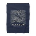 Jackson Ridgeline Sherpa Blanket (Navy)