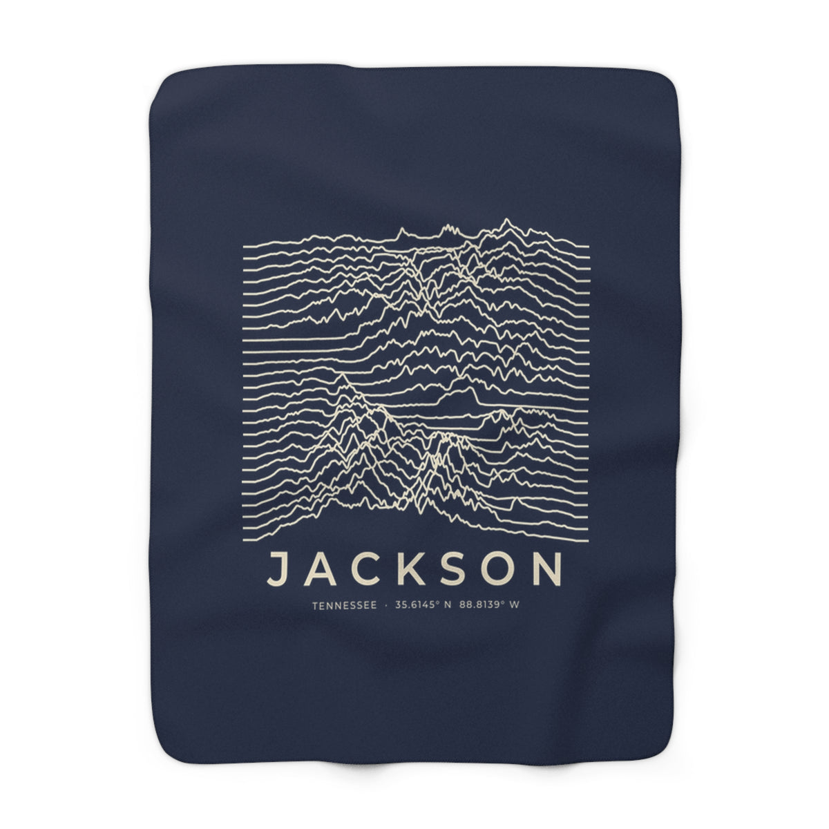 Jackson Ridgeline Sherpa Blanket (Navy)