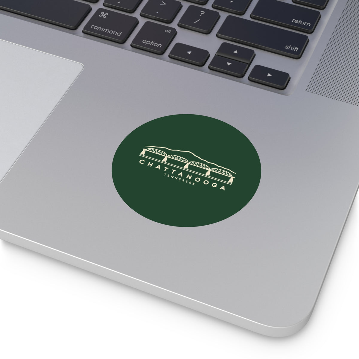 Chattanooga Walnut Street Bridge Sticker (Forest Green)