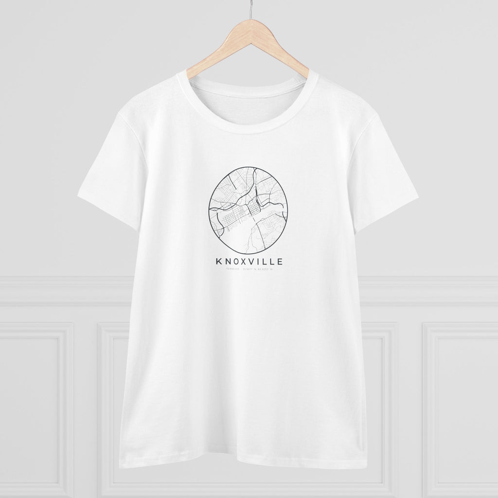 Knoxville Street Map Women's T-Shirt