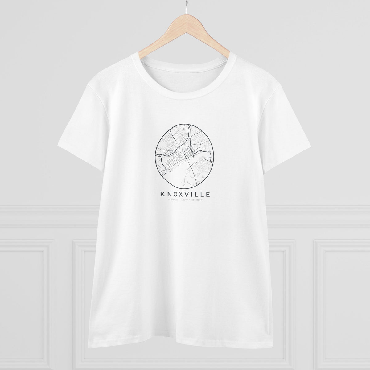 Knoxville Street Map Women's T-Shirt