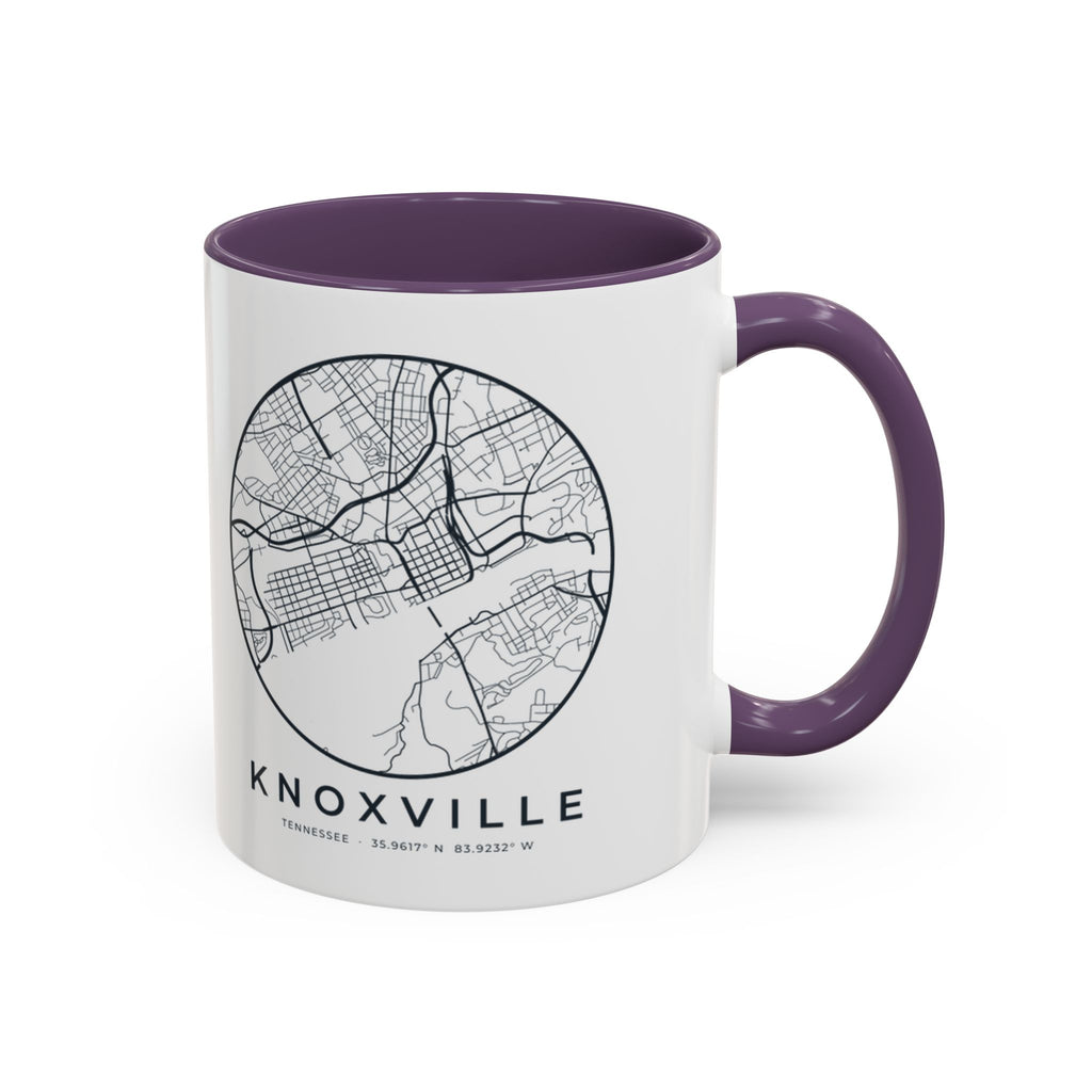 Knoxville Street Map Accent Mug