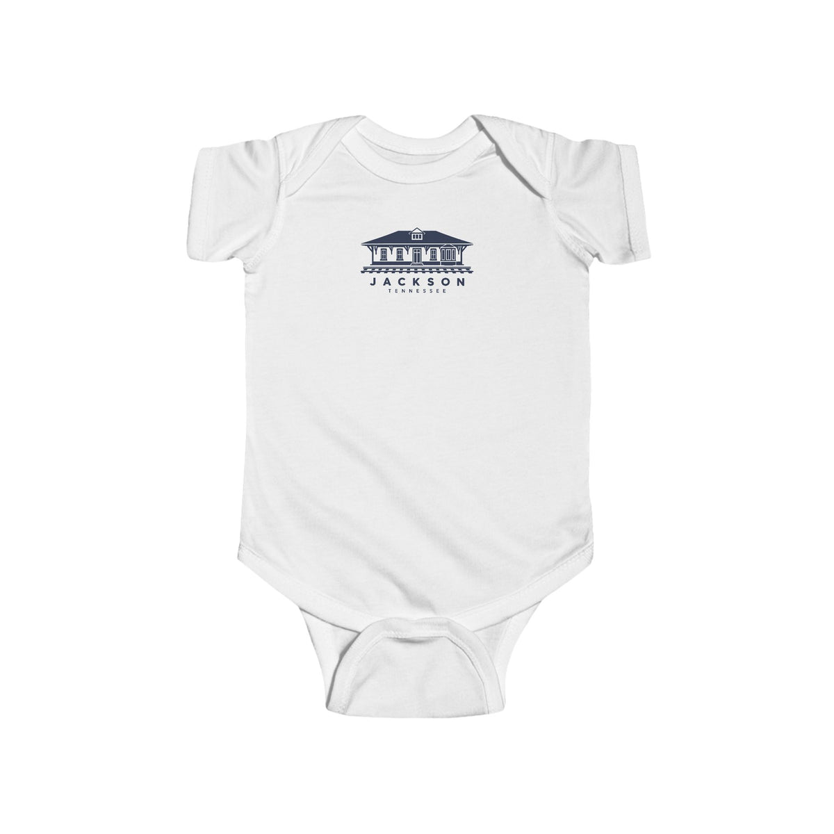 Jackson Train Depot Baby Bodysuit