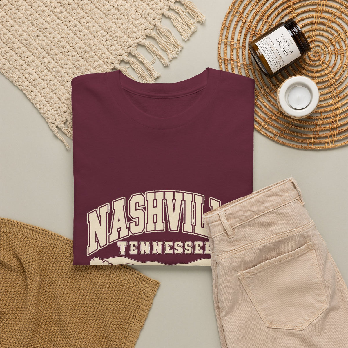Nashville Vintage Varsity T-Shirt