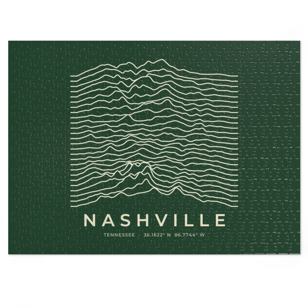 Nashville Ridgeline Puzzle (Forest Green)