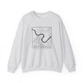 Chattanooga Topo Map Crewneck Sweatshirt