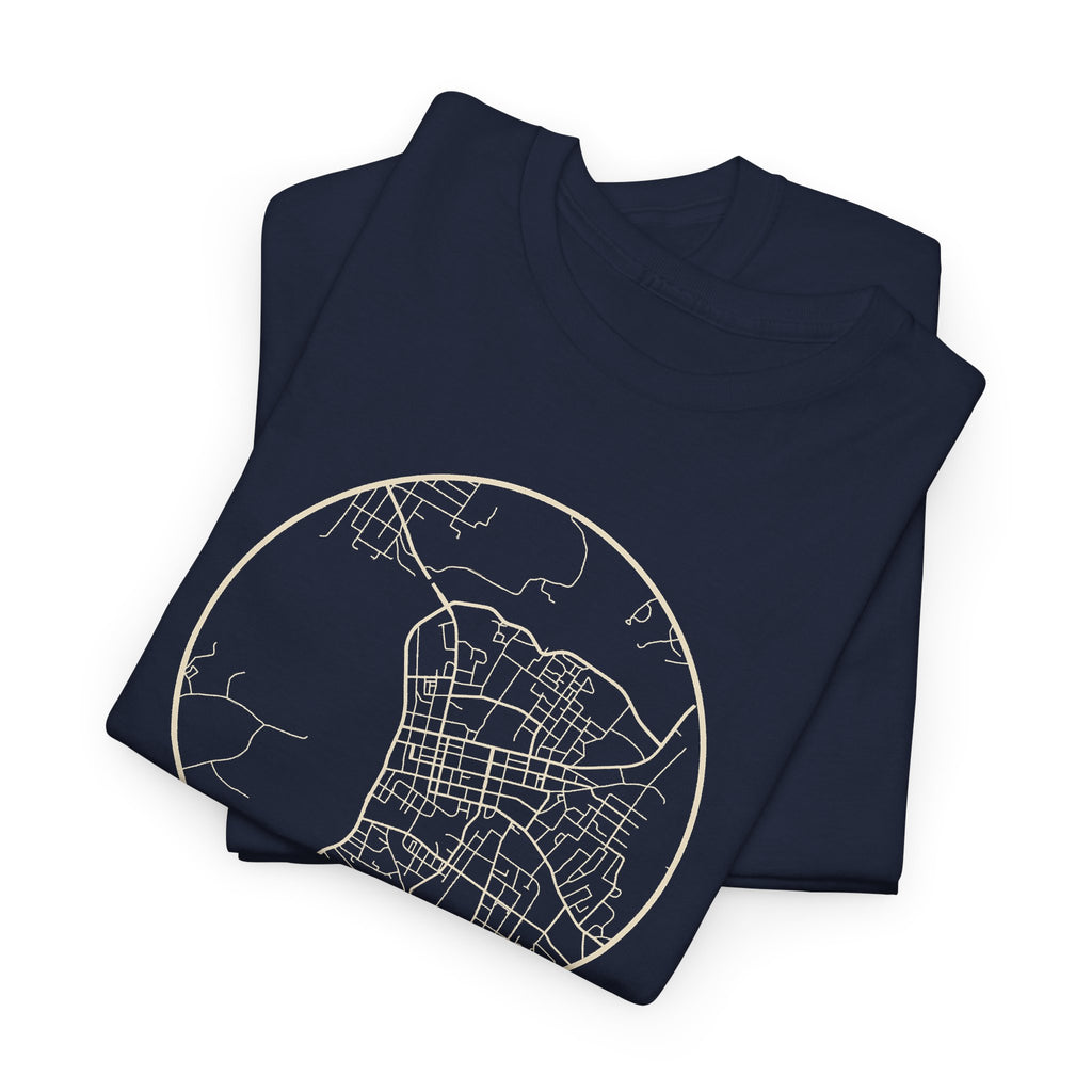 Clarksville Street Map T-Shirt