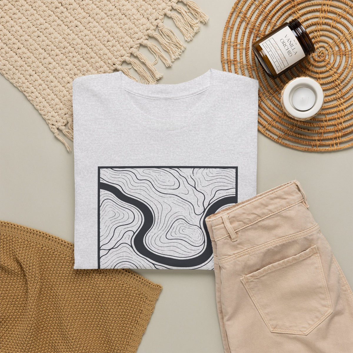 Nashville Topo Map T-Shirt