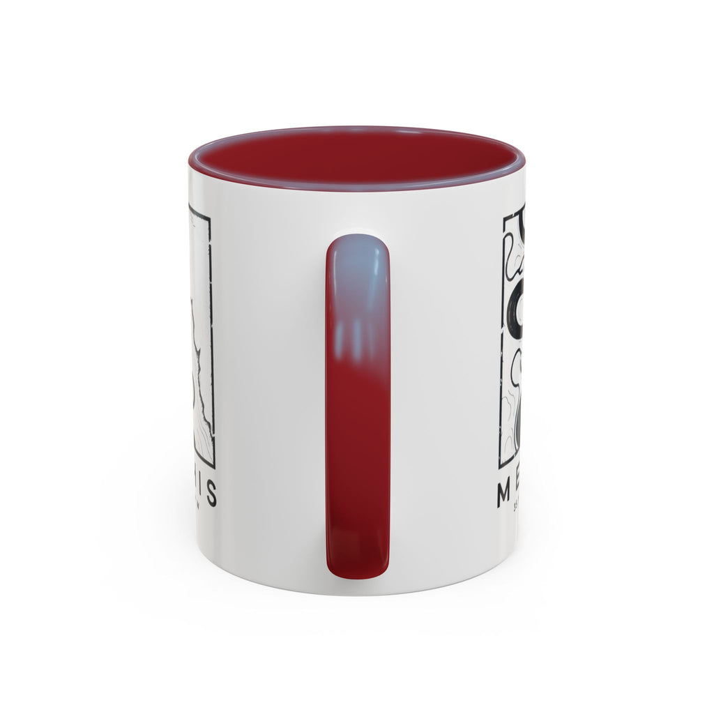 Memphis Topo Map Accent Mug