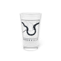 Knoxville Topo Map Pint Glass