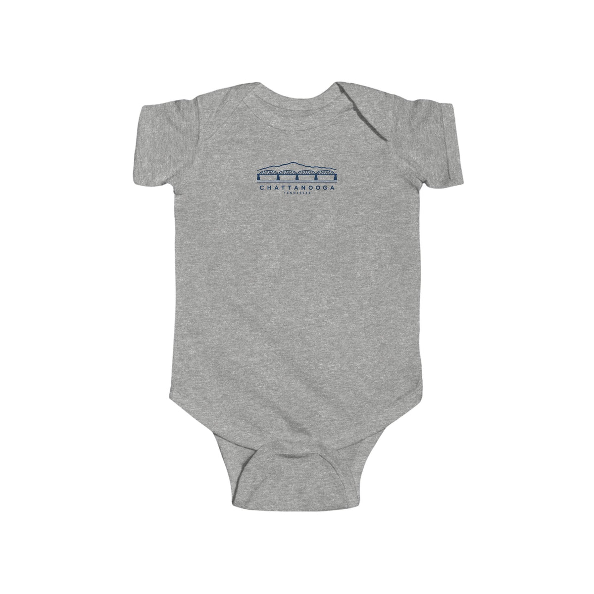 Chattanooga Walnut Street Bridge Baby Bodysuit