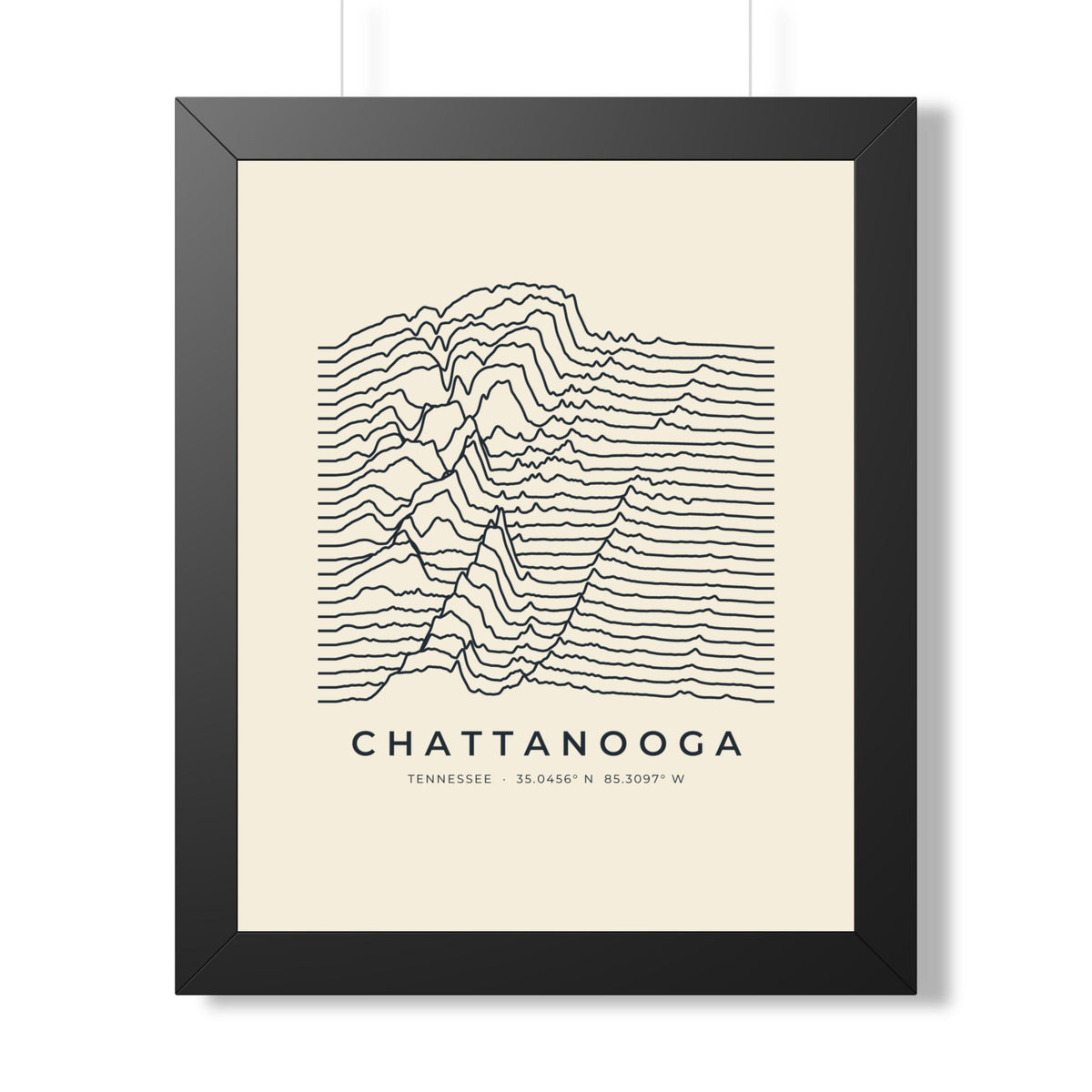 Chattanooga Ridgeline Framed Print