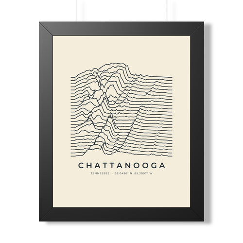 Chattanooga Ridgeline Framed Print