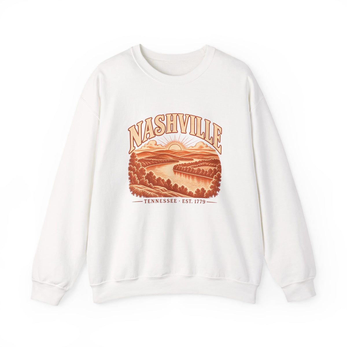 Nashville Engraved Valley Crewneck Sweatshirt