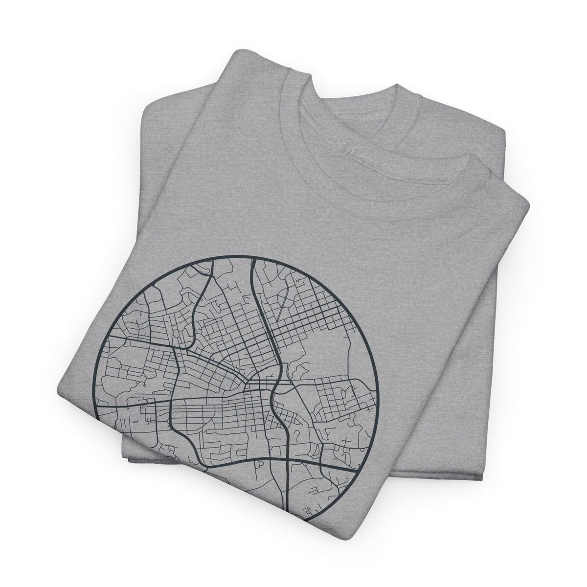 Johnson City Street Map T-Shirt