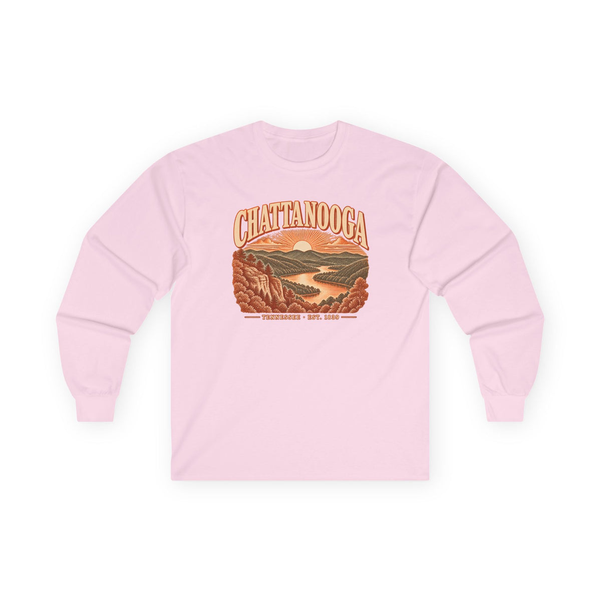 Chattanooga Engraved Valley Long Sleeve T-Shirt