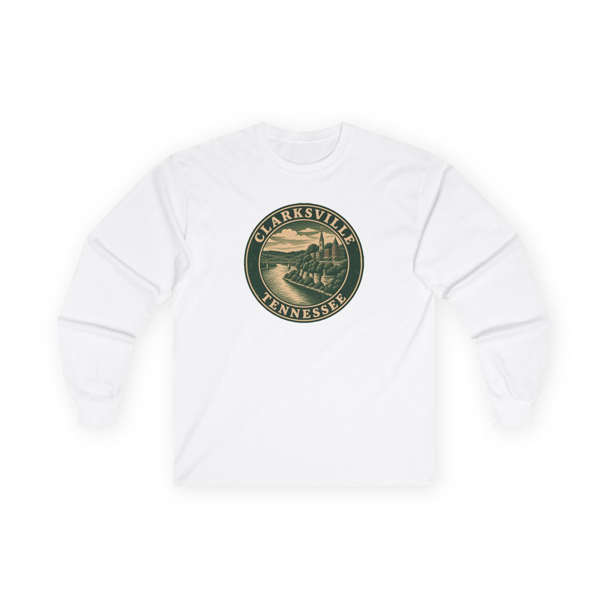 Clarksville Park Badge Long Sleeve T-Shirt