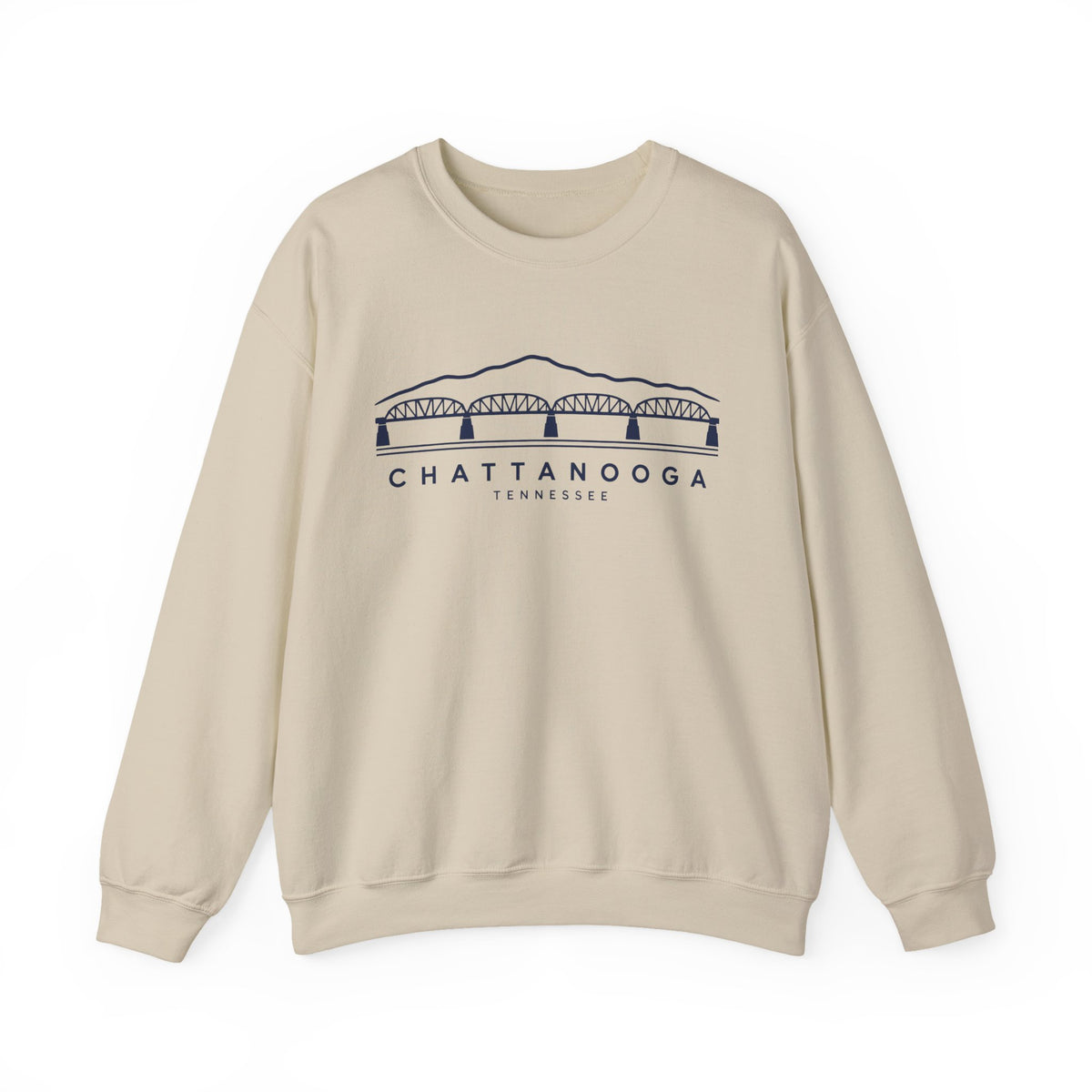 Chattanooga Walnut Street Bridge Crewneck Sweatshirt