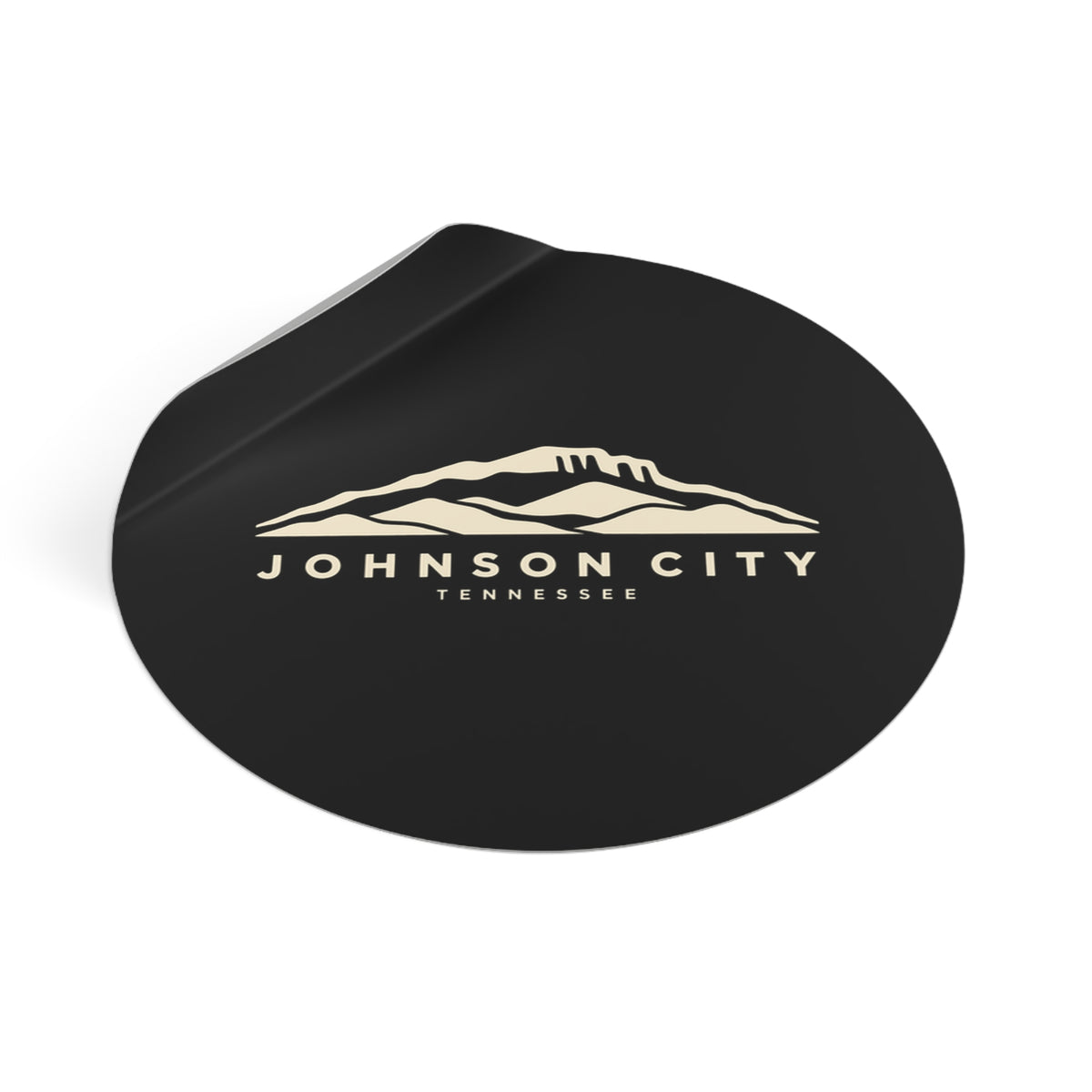 Johnson City Buffalo Mountain Sticker (Black)