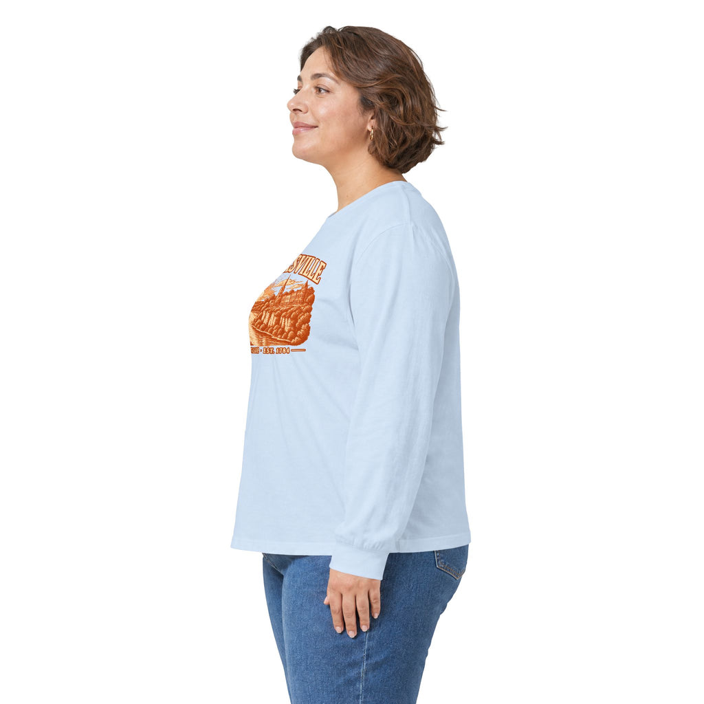 Clarksville Engraved Valley Long Sleeve T-Shirt