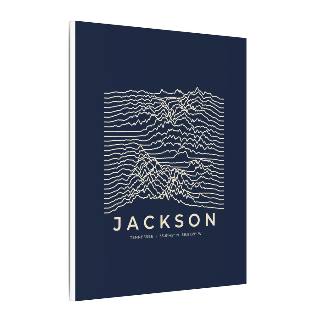 Jackson Ridgeline Canvas Print (Navy)