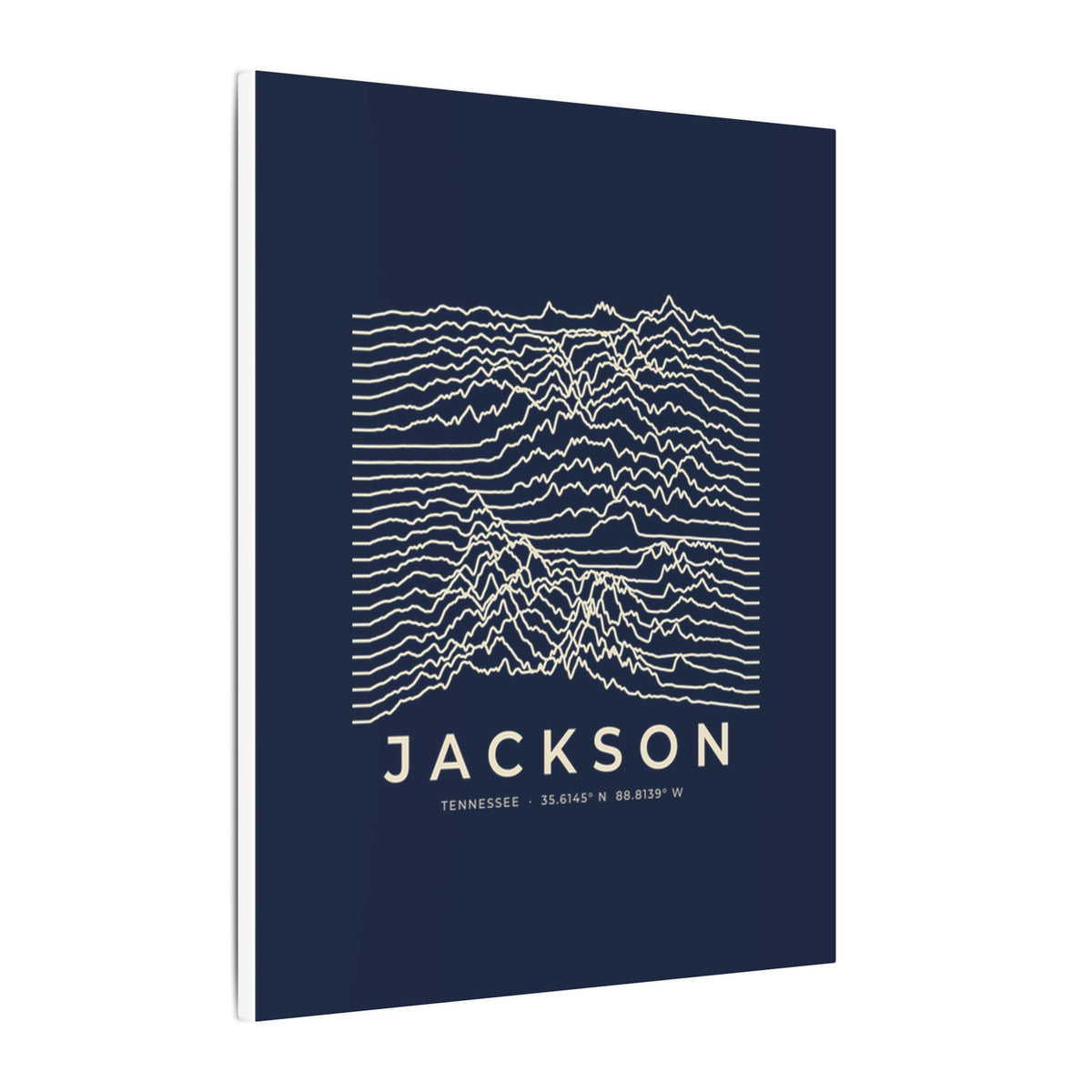Jackson Ridgeline Canvas Print (Navy)