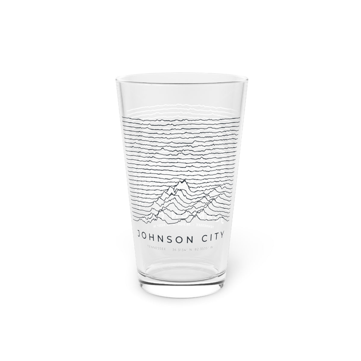 Johnson City Ridgeline Pint Glass