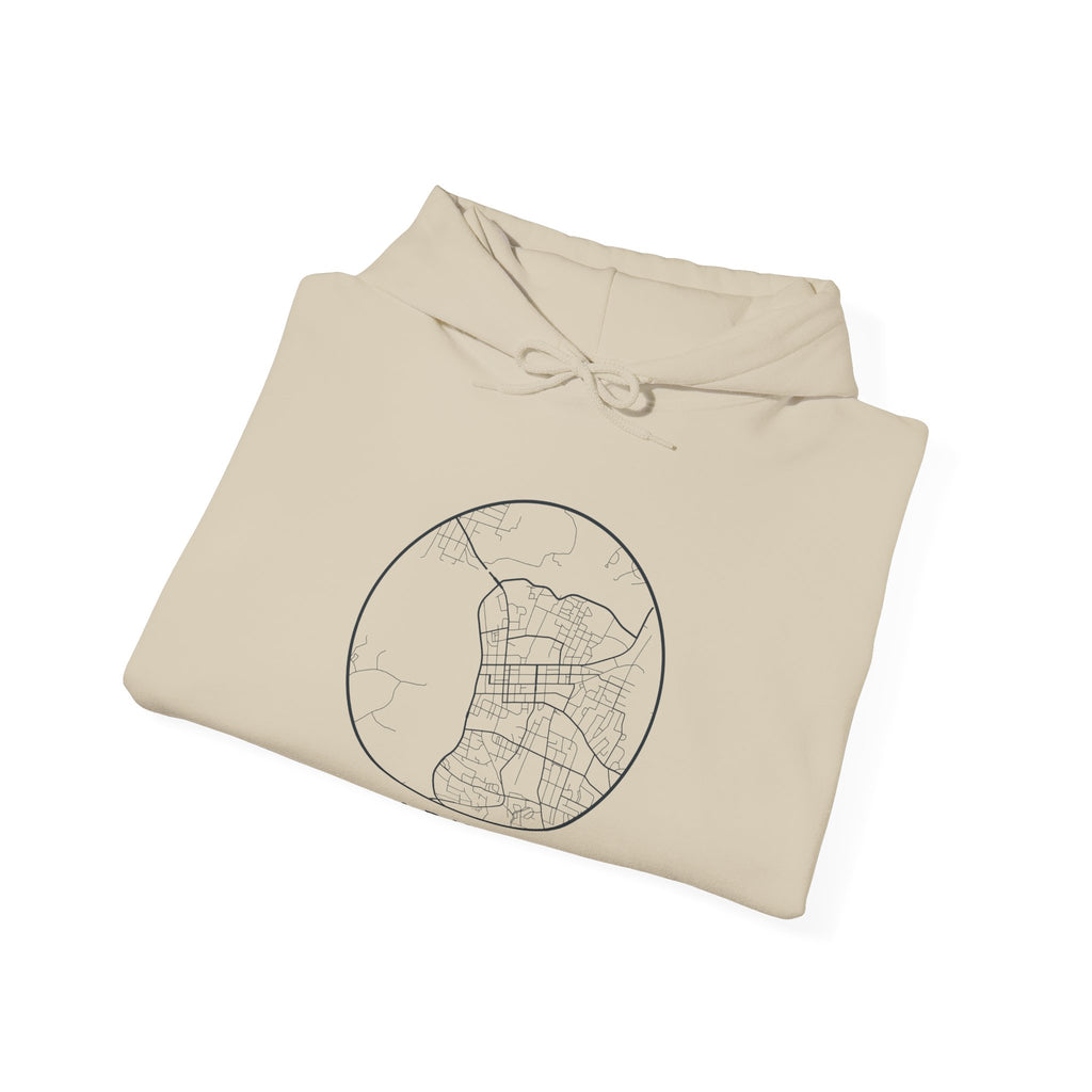 Clarksville Street Map Hoodie