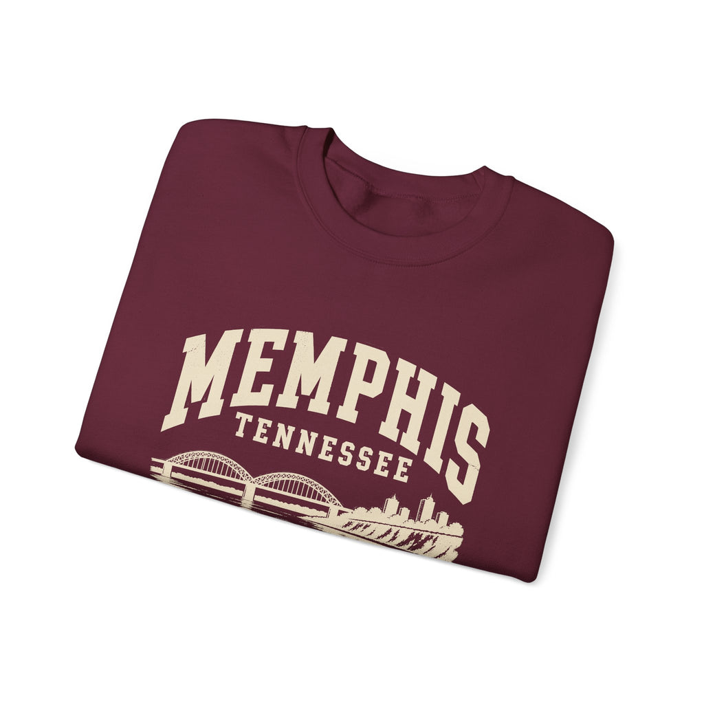 Memphis Vintage Varsity Crewneck Sweatshirt