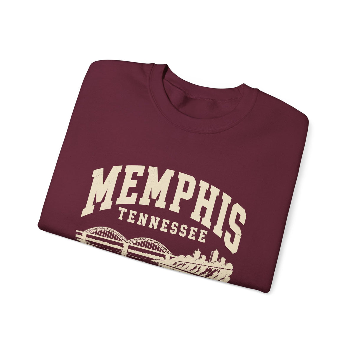 Memphis Vintage Varsity Crewneck Sweatshirt