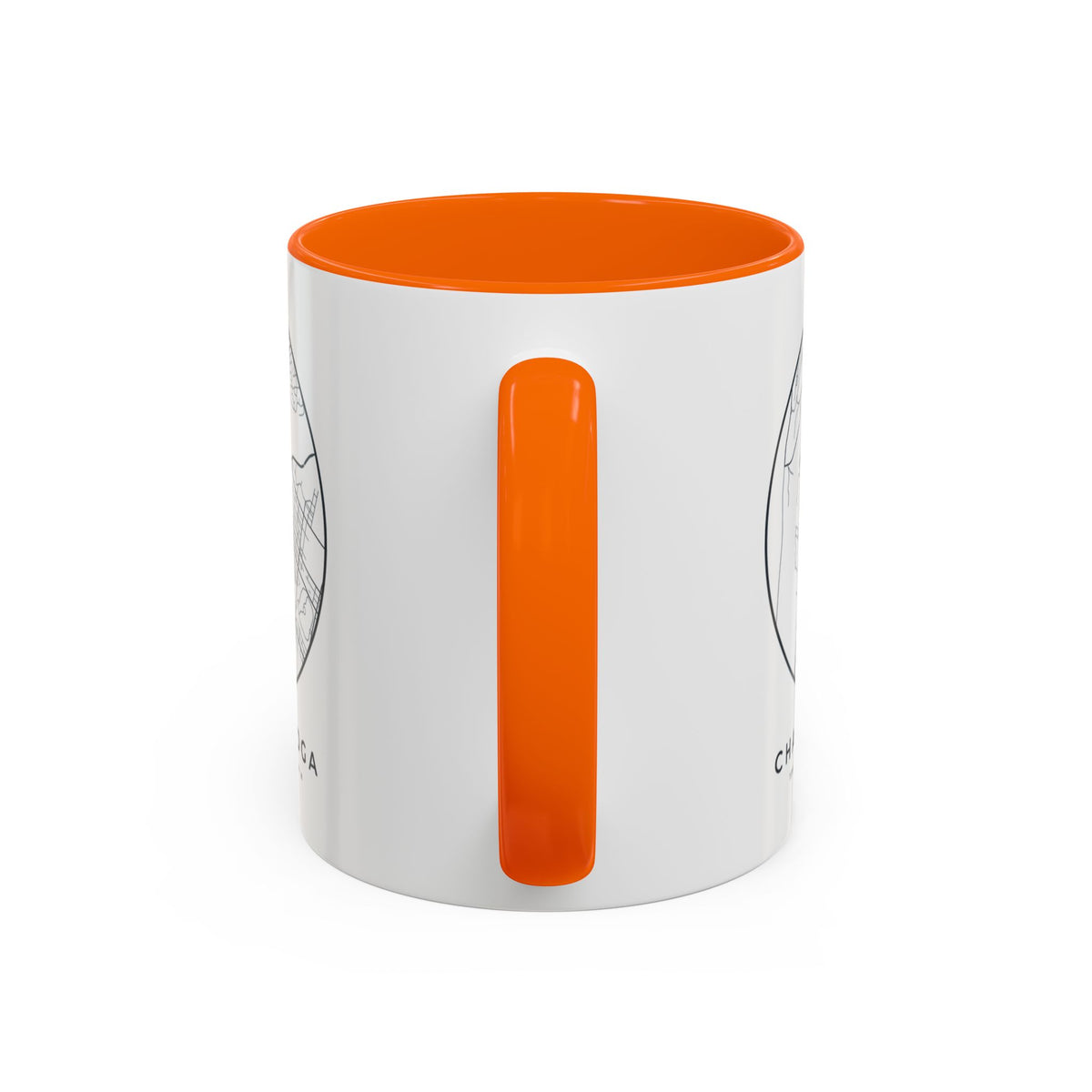Chattanooga Street Map Accent Mug