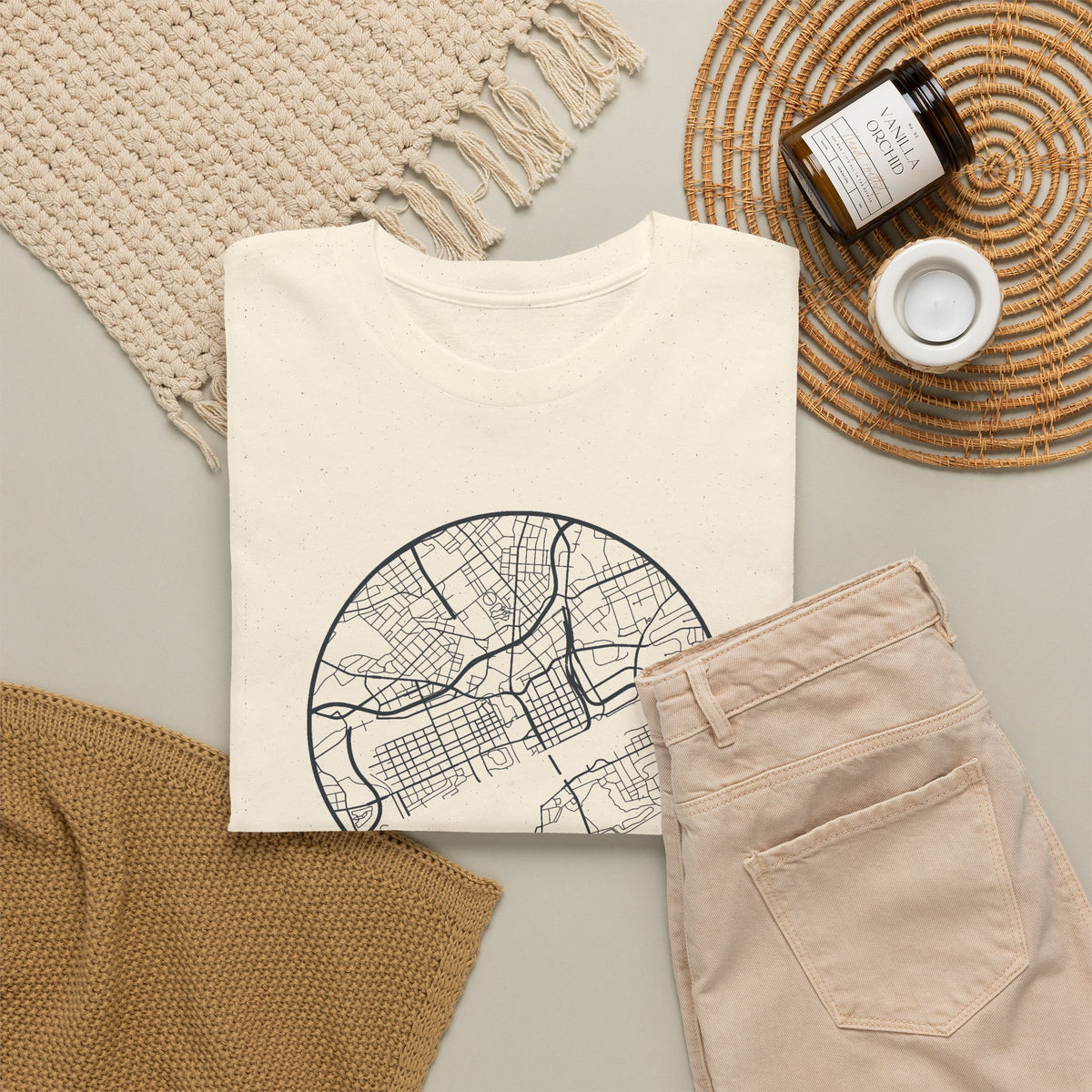 Knoxville Street Map T-Shirt