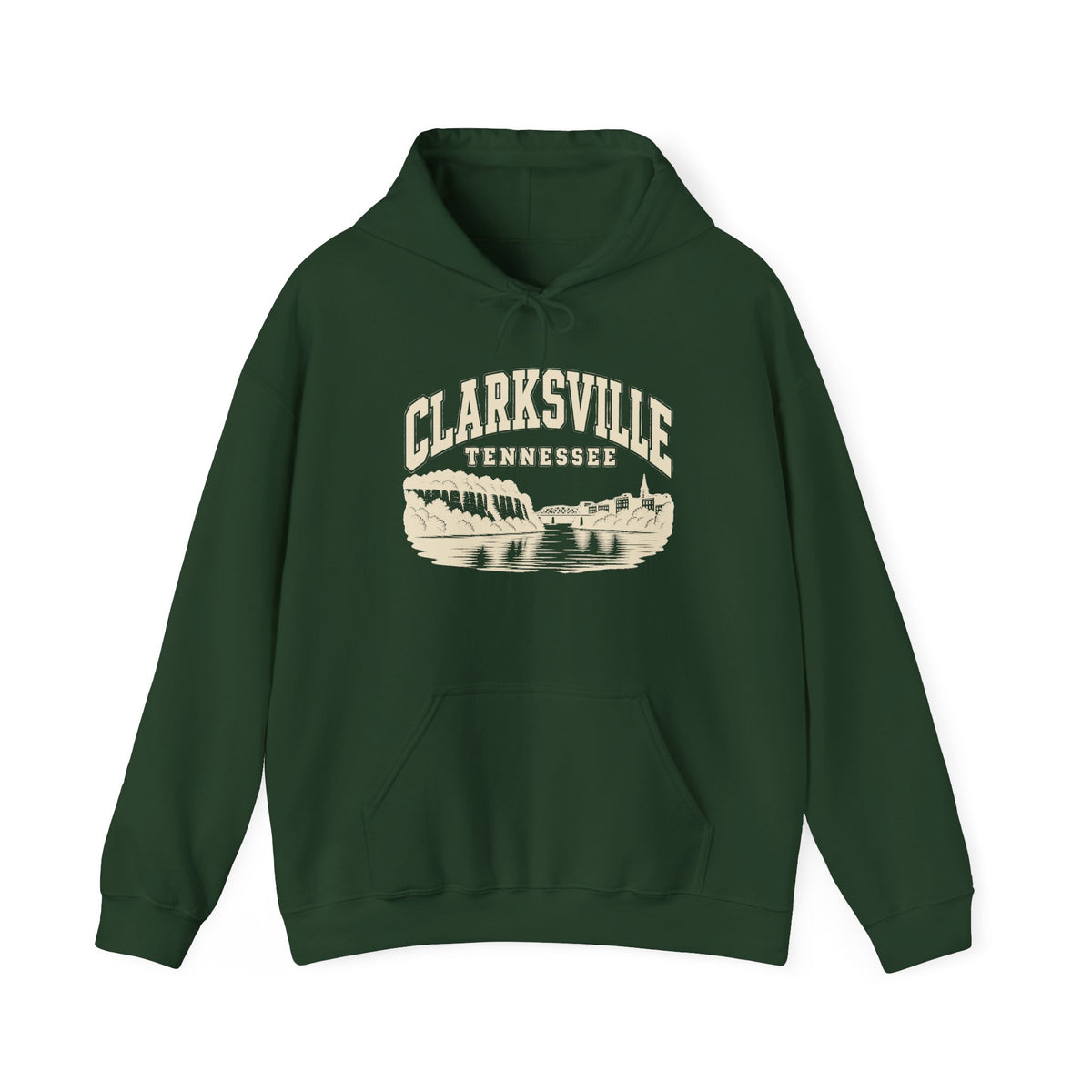 Clarksville Vintage Varsity Hoodie
