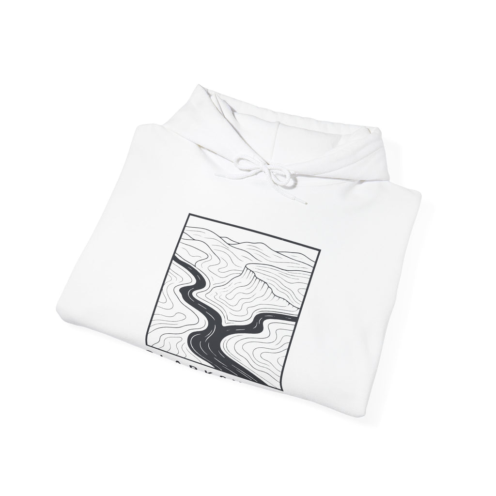 Clarksville Topo Map Hoodie