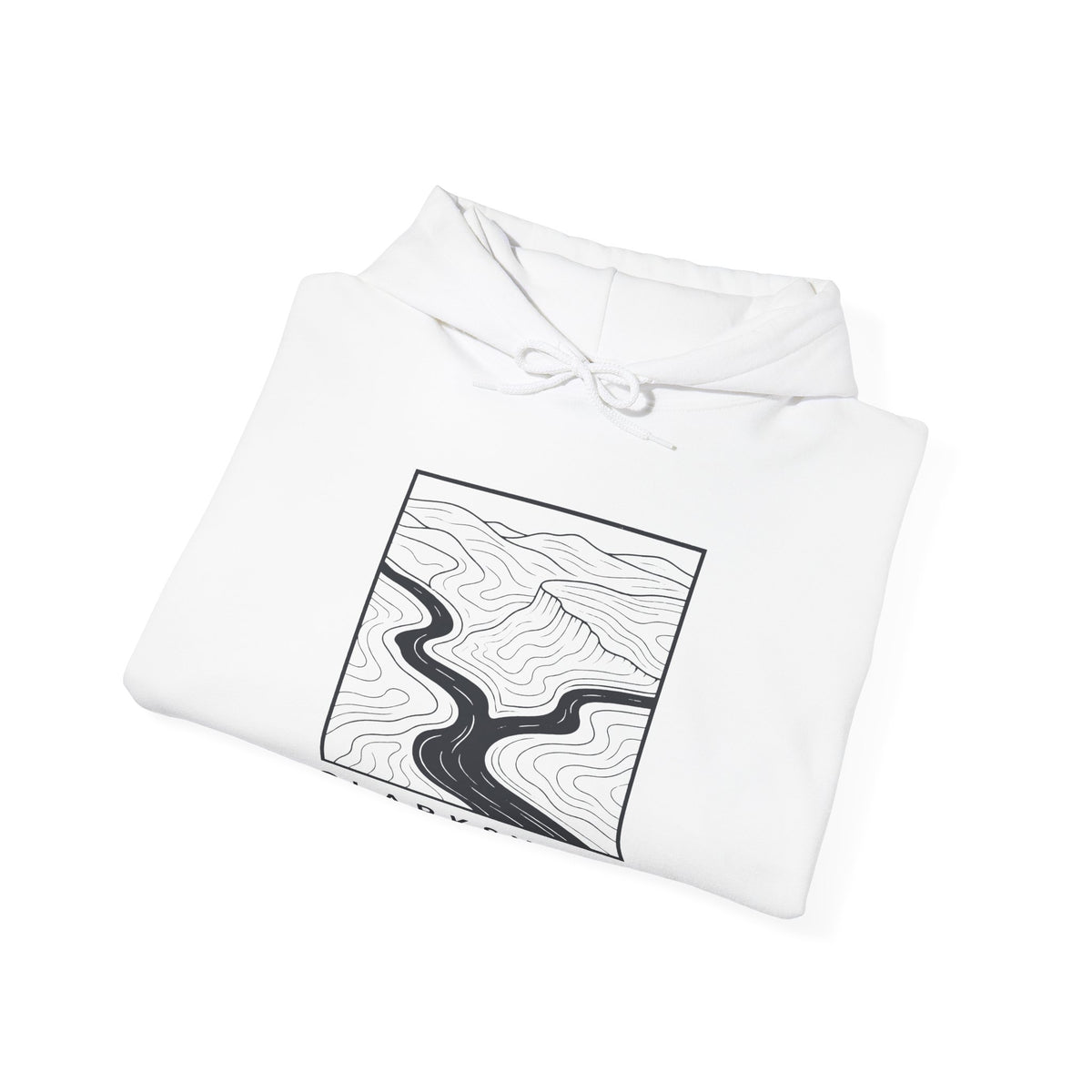 Clarksville Topo Map Hoodie