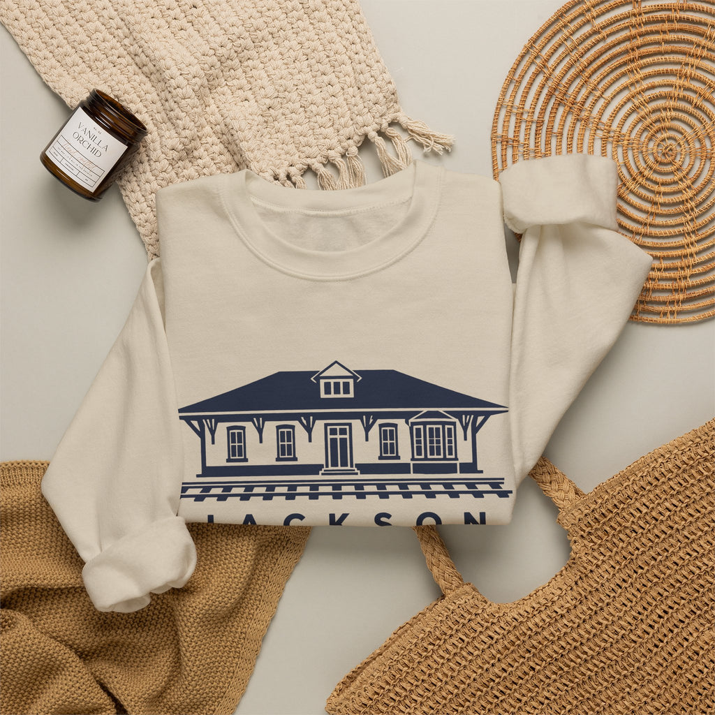Jackson Train Depot Crewneck Sweatshirt