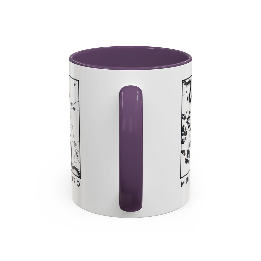 Murfreesboro Topo Map Accent Mug